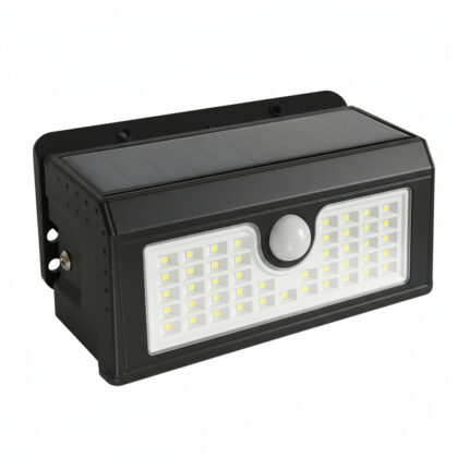 Foco Externo a muro solar 4w c/ sensor 172*115mm Megabright
