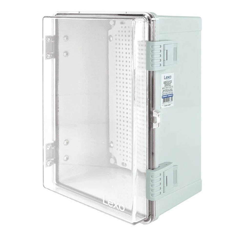 Gabinete Plástico Sobrepuesto Tapa Transparente 400x500x200 mm IP65