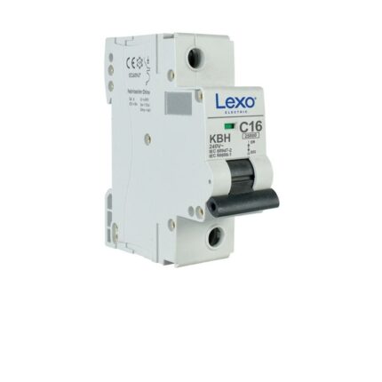 Interruptor automático LEXO 1P de 63 A curva C y 25 kA para riel DIN