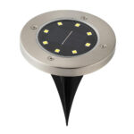 Estaca Solar LED Megabright Round Floor (set 2 unid) 4000K