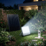 Proyector LED Solar 100W Megabright (incluye panel)