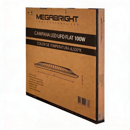 Campana LED UFO Flat Megabright para bodegas, galpones y áreas de trabajo