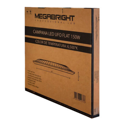 Campana LED UFO Flat Megabright para bodegas, galpones y áreas de trabajo