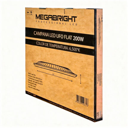 Campana LED UFO Flat Megabright para bodegas, galpones y áreas de trabajo