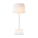 Lampara de mesa LED Solar touch blanca Megabright
