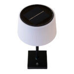 Lampara de mesa LED Solar touch negra Megabright