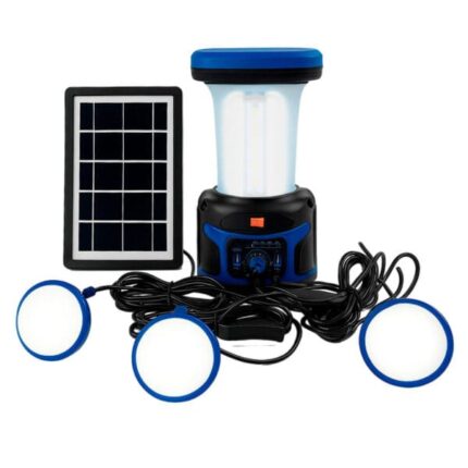 Lampara LED Solar Torch Camping Multiuso bluetooth Megabright