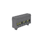 Barra Aislada 70A Riel DIN Gris 7 Polos LEXO — RM Energía Inteligente