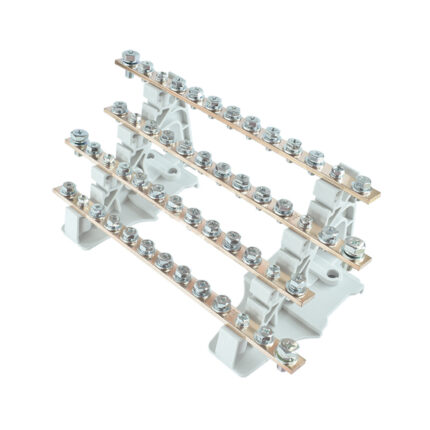 Barra Repartidora Tetrapolar 13 Polos 200A LEXO — RM Energía Inteligente
