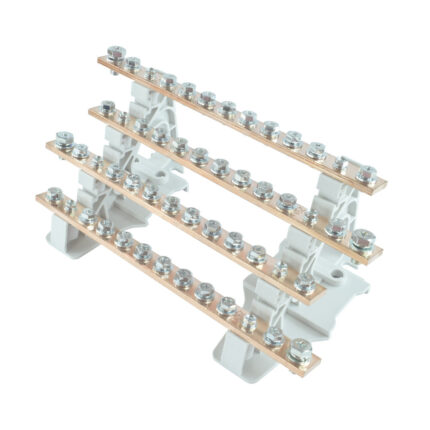 Barra Repartidora Tetrapolar 13 Polos 250A LEXO — RM Energía Inteligente