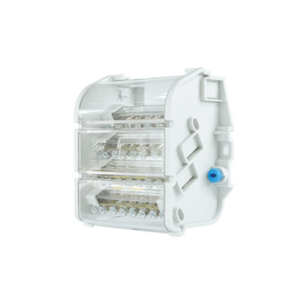 Barra Repartidora Tetrapolar 8 Polos 160A LEXO — RM Energía Inteligente