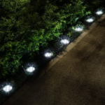 Estaca Solar LED Megabright Round Floor (set 2 unid) 4000K