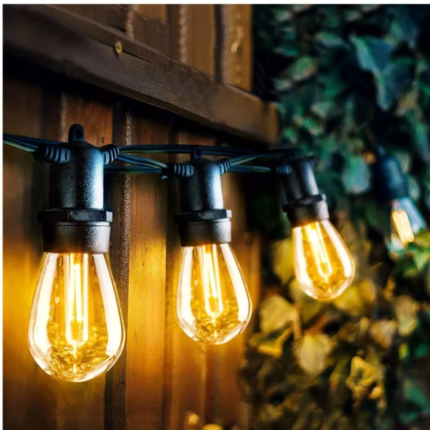 Guirnalda Led Solar de 5mts con 10 Amp. Megabright 2700K