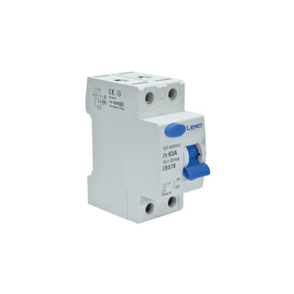 Interruptor Diferencial 2P 63A 30mA Tipo A LEXO EBS7R — RM Energía Inteligente