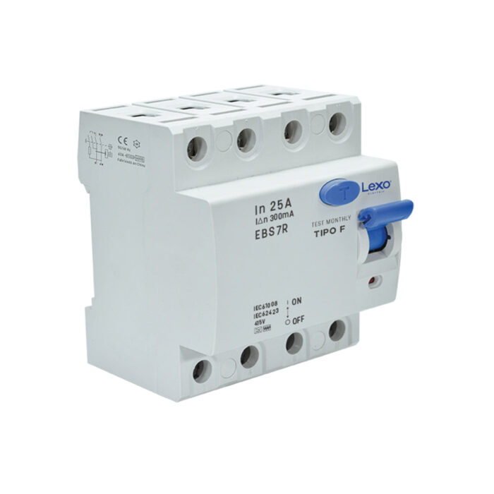 Interruptor Diferencial 4P 25A 300mA Tipo F
