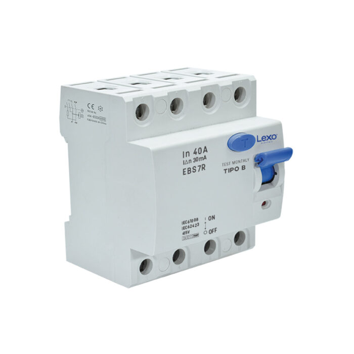 Interruptor Diferencial 4P 40A 30mA Tipo B