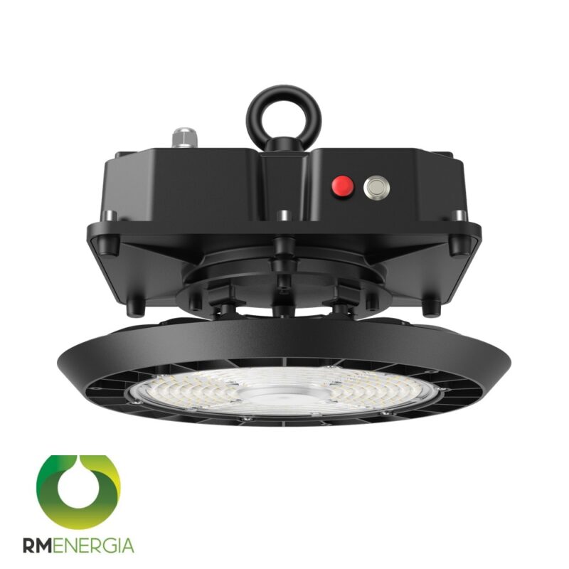 Campana LED UFO IV con kit de emergencia — RM Energía Inteligente