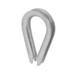 Guardacabo de Acero Galvanizado 1/2" — RM Energía Inteligente