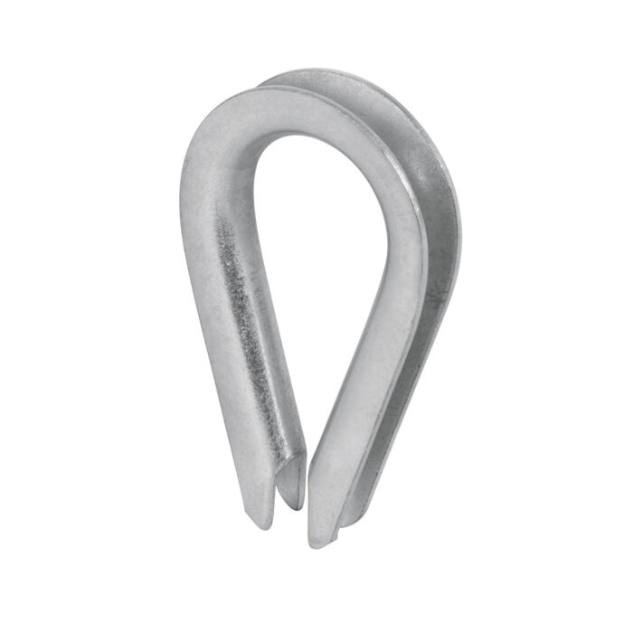 Guardacabo de Acero Galvanizado 1/2"