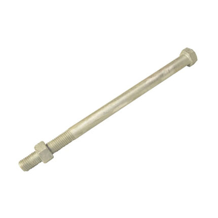 Perno de Acero Galvanizado 5/8" x 8" con Tuerca — RM Energía Inteligente