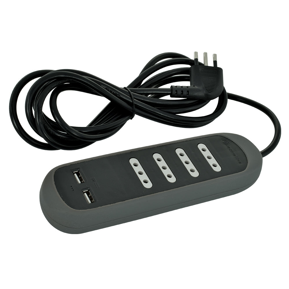 7400401_30c1ed0c-b6d4-49c7-9131-fbd64631e030.jpg Alargador 4 Tomas con USB 2P+T 10A 3 Metros Negro — RM Energía Inteligente