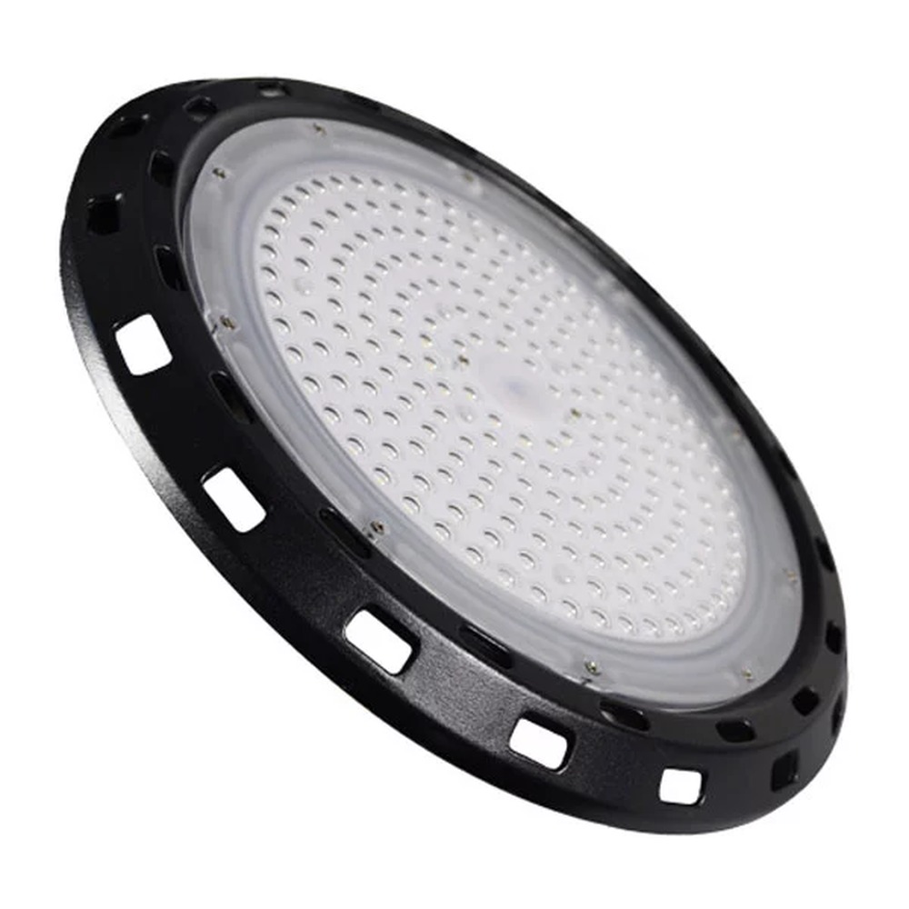 Campana LED UFO Industrial 150W 110 lm/W IP65 120° Campana LED UFO Industrial 150W 110 lm/W IP65 120° — RM Energía Inteligente