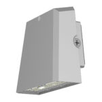 Luminaria Wallpack GEN2 LED 40W 1700K ámbar asimétrica DS01 IP66 IK08 — RM Energía Inteligente