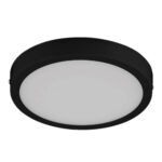 Panel LED Circular Sobrepuesto Negro 210 mm 18W 1980 lm 3000K - Westinghouse — RM Energía Inteligente