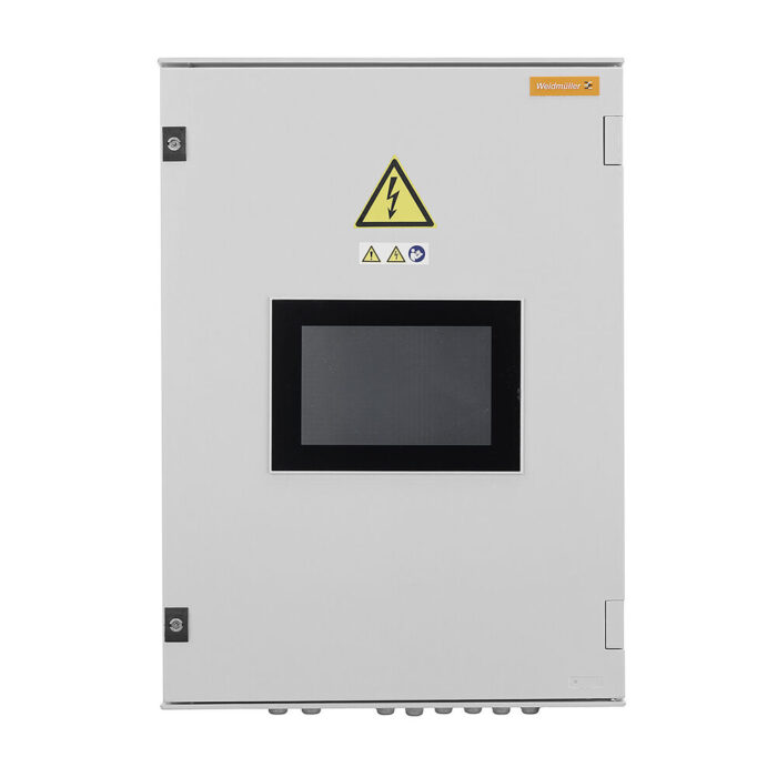Cajas meteorológicas con monitor industrial Weidmüller