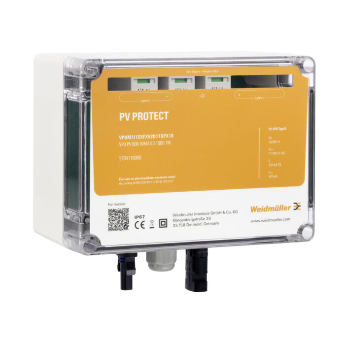 Protectores de sobretensión fotovoltaicos Weidmüller PV PROTECT
